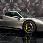 Grey Ferrari 488 Satin Wrap - Car Wraps - Automotive Vinyl Wraps Hollywood