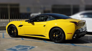 2014 Ferrari California - (wrap with 3m 180c v3 glossy yellow)