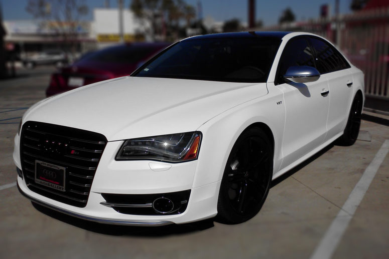 Audi IS8 - (wrap with 3m satin white)