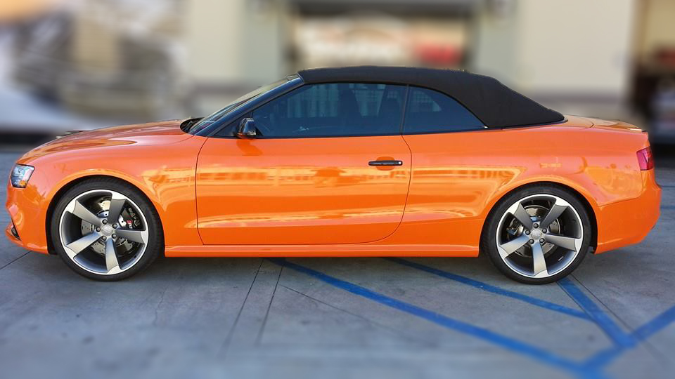 Audi irs5 - (wrap with avery glossy orange)