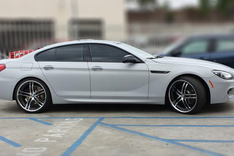 BMW 6 Series - (wrap with 3m brushed gray aluminum)