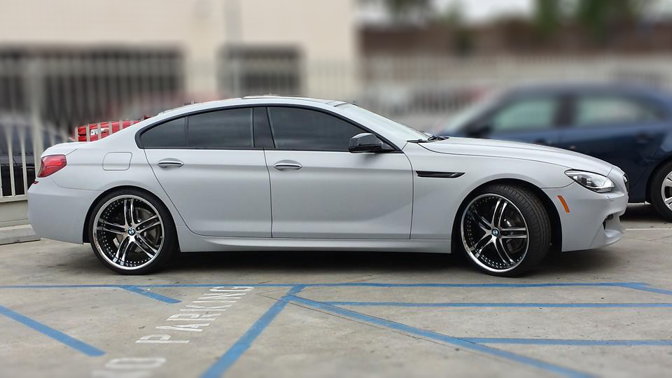 BMW 6 Series - (wrap with 3m brushed gray aluminum)
